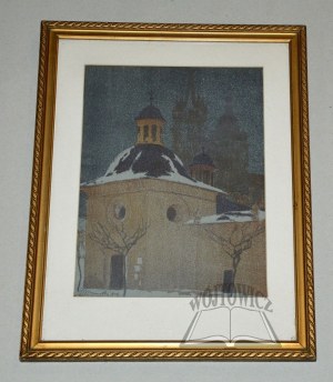 WOJNARSKI Jan (1879-1937), St. Adalbert Church at night.