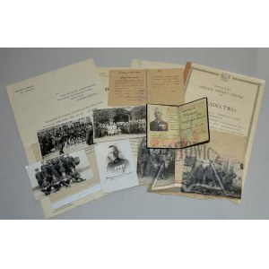 (WALENDOWSKI Telesfor), Zbierka vojenských dokumentov a fotografií z rokov 1920-1945.