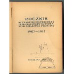 ROCZNIK Stowarzysz. Zawodowego Przemysłowców Budowlanych Królestwa Polskiego 1907-1917.
