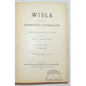 WISŁA. Gieographical and Ethnographic Monthly.
