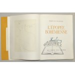 KISLING, Moïse (grafika) &amp; VILLEFOSSE Heron de (text)., L'Epopee Bohemienne.