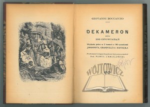 BOCCACCIO Giovanni, Decameron.
