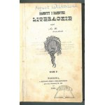 (WILKOŃSKI August), Ramoty a literárne bláboly. (1. vyd.).