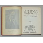 Historische Studien zu Ehren von Stanislaw Kutrzeba.