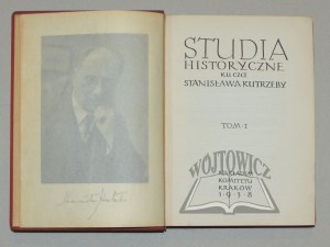 Historical STUDIES in honor of Stanislaw Kutrzeba.