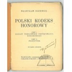 BOZIEWICZ Władysław, Polski kodeks honorowy.