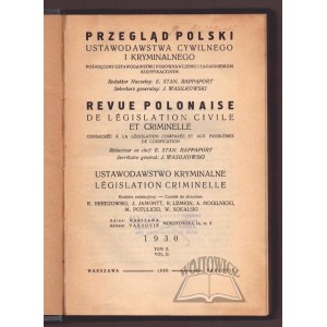 REVIEW of Poland's civil and criminal legislation.