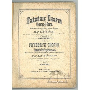 (NUTY). CHOPIN Fryderyk, Dzieła fortepianowe.