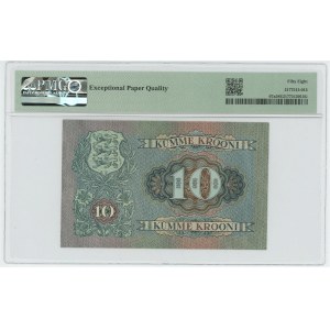 Estonia 10 Krooni 1937 PMG 58 EPQ