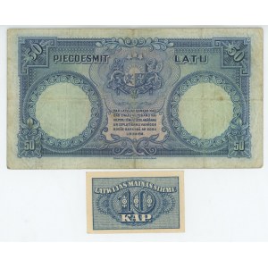 Latvia 10 Kopeks - 50 Latu 1920 - 1934