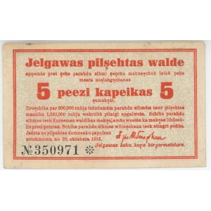 Latvia Jelgava 5 Kopeks 1915