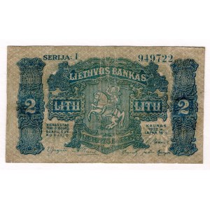 Lithuania 2 Litu 1922