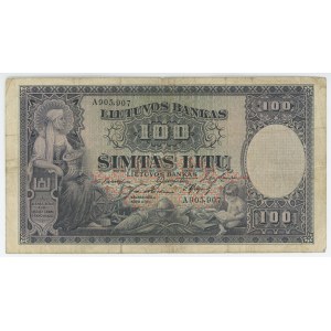 Lithuania 100 Litu 1928