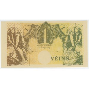 Lithuania 1 Lits 1989 Fantasy Note