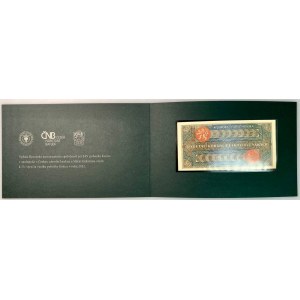 Slovakia 50 Korun 1922 (2022) 55th Anniversary of the establishment of the Košice branch in 2022