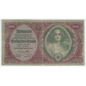 Austria 5000 Kronen 1922