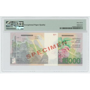 Belgium 10000 Francs 1997 (ND) Specimen PMG 67 EPQ Superb Gem UNC