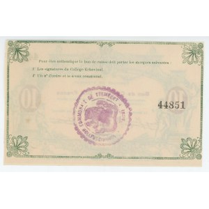 Belgium Commune De Stembert 10 Francs 1914