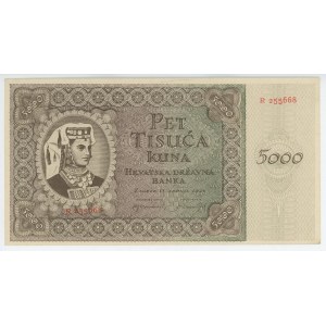 Croatia 5000 Kuna 1943