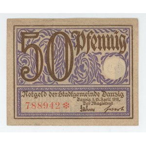 Danzig 50 Pfennig 1919