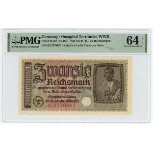 Germany - Third Reich 20 Reichsmark 1944 PMG 64 EPQ
