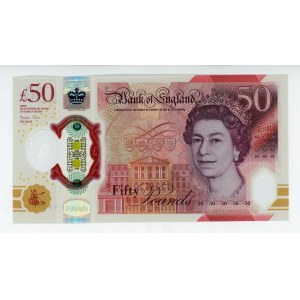 Great Britain 50 Pounds 2021 (ND) Fancy Number