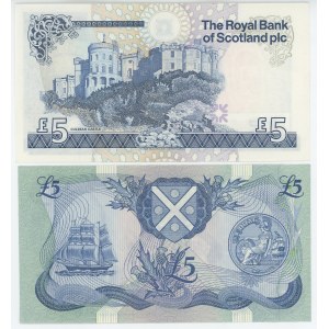 Scotland Bank of Scotland 2 x 5 Pounds 1983 - 1988