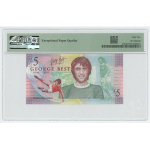 Northern Ireland Ulster Bank 5 Pounds 2006 PMG 65 EPQ