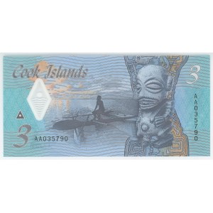 Cook Islands 3 Dollars 2021 (ND)