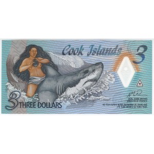 Cook Islands 3 Dollars 2021 (ND)