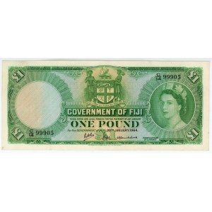 Fiji 1 Pound 1964