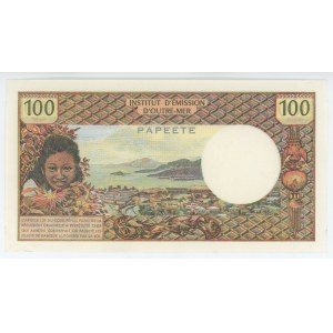 Tahiti 100 Francs 1971 (ND)