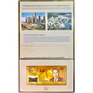 Asia Singapore 50 Dollars - Brunei 50 Ringgit 2017 Commemorative