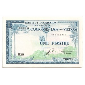 French Indochina Vietnam 1 Piastre 1954 (ND)