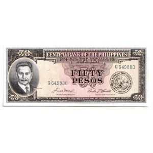 Philippines 50 Pesos 1949 - 1969 (ND)