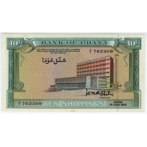 Ghana 10 Schillinge 1963