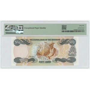 Bahamas 1/2 Dollar 1974 (1984) (ND) PMG 66 EPQ