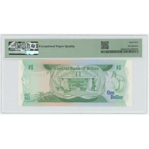 Belize 1 Dollar 1986 PMG 64 EPQ