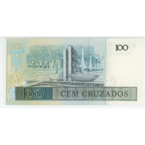 Brazil 100 Cruzados 1986 - 1988 (ND)