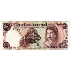 Cayman Islands 25 Dollars 1971