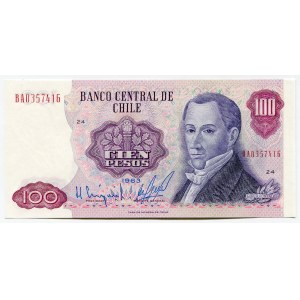 Chile 100 Pesos 1983