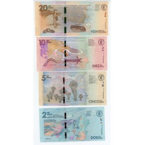 Colombia 2000 - 5000 - 10000 - 20000 Pesos 2015 (2016)