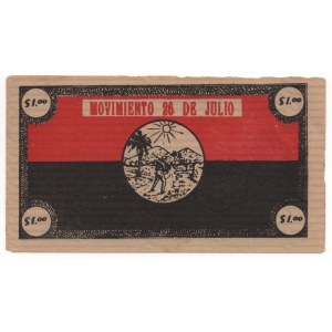 Cuba Revolution 1 Peso 1958 (ND)