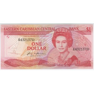East Caribbean States 1 Dollar 1985 (ND) Dominica
