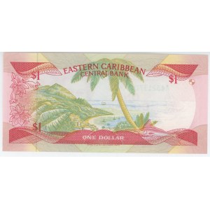 East Caribbean States 1 Dollar 1985 (ND) Dominica