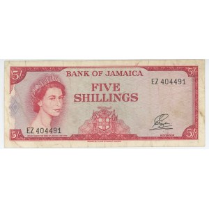 Jamaica 5 Shillings 1960 (1964)