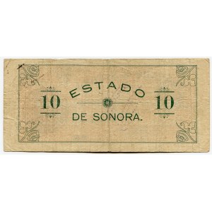 Mexico Estado de Sonora 10 Pesos 1913 Estado de Sonora