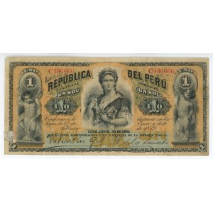 Peru 1 Sol 1879