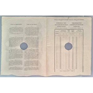 Austria Romania Marmarosi - Sovasut Rt Preferred Share for 100 Gulden 1890