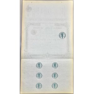 France Share of Comptoir Centrale De France S.A. for 10 Gulden 1882